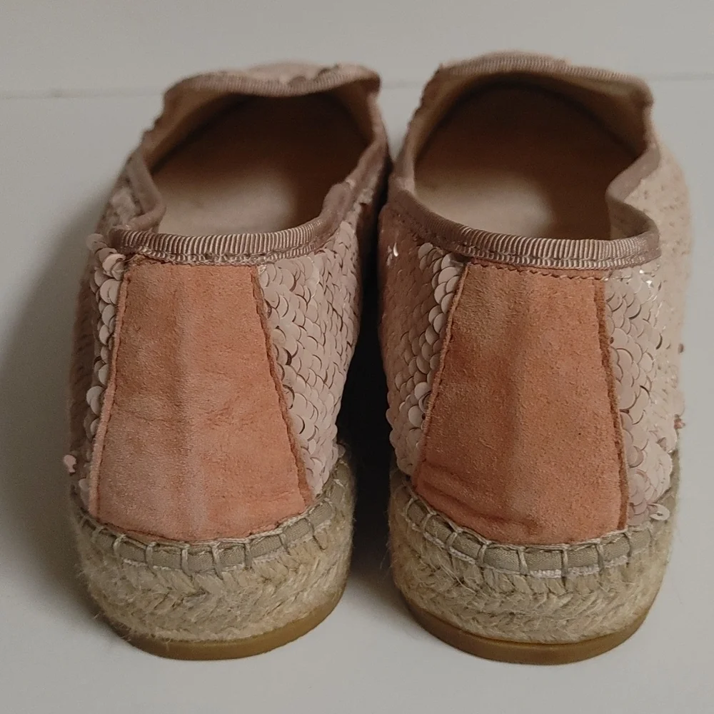 Vidorreta Pink Sequin Espadrille 41